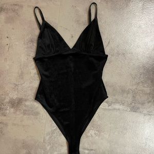 Forever 21 Velvet Bodysuit